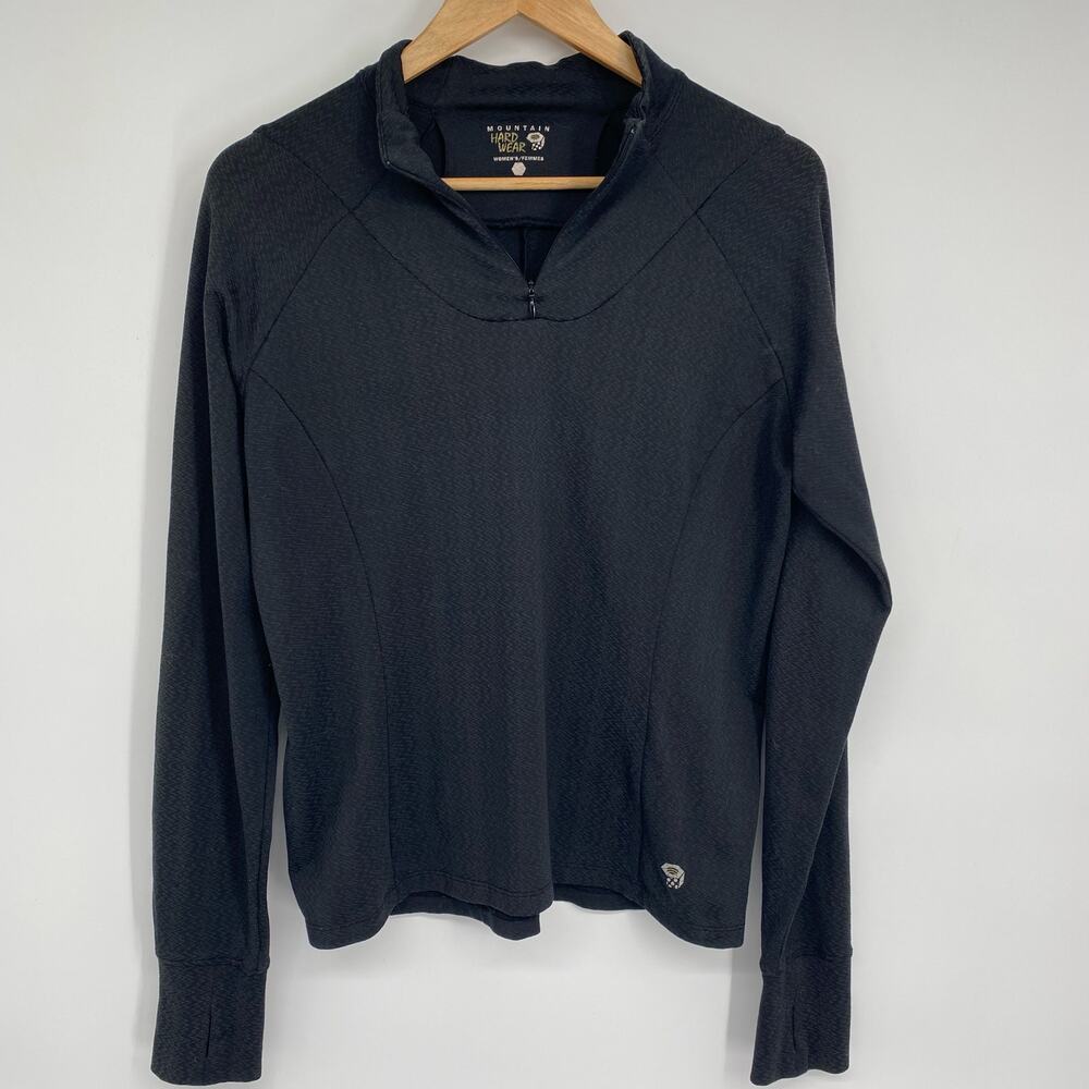 Mountain Hardwear Thermal‎ Pullover Women’s Medium Black Outdoor Gorpcore Hiking